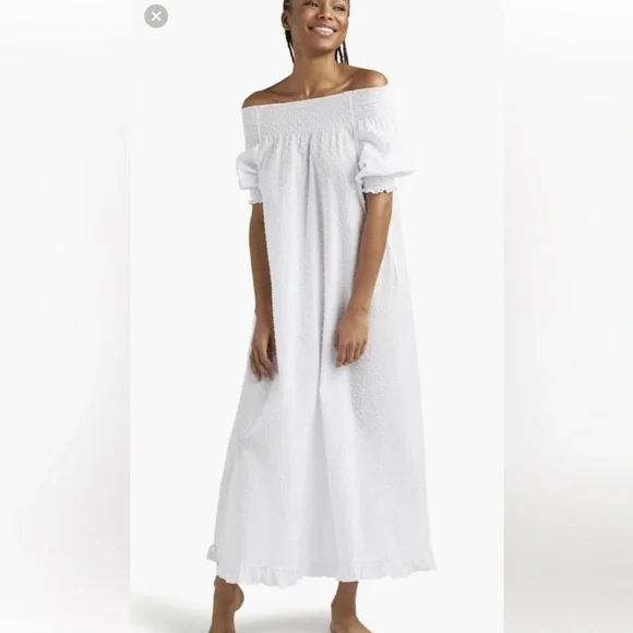 Hill House Caroline Nap dress size S Swiss dot white - Picture 5 of 13